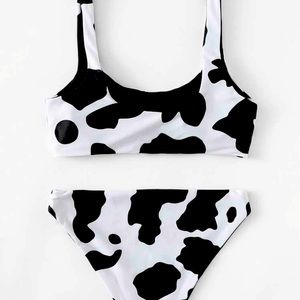 cow print bikini